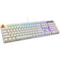Glorious PC GMMK Full Size White Ice Edition (GLO-GMMK-FS-BRN-W) kaina ir informacija | Klaviatūros | pigu.lt