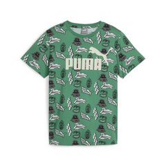 Детская футболка Puma 679239*86 4099685473748, зелёная/черная  цена и информация | Рубашка для мальчиков | pigu.lt