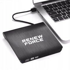 Renew Force CD-R/DVD-RW kaina ir informacija | Išoriniai kietieji diskai (SSD, HDD) | pigu.lt
