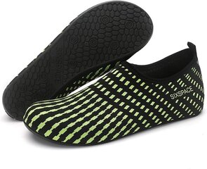 Обувь Sixspace для плавания 38EU, чёрная/зелёная цена и информация | Водная обувь | pigu.lt