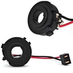 Adapter H7 LED-pirnidele koos äärisega, VW GOLF, Scirocco, Jetta, Touran, Sharon - 2 tk. цена и информация | Автомобильные лампочки | pigu.lt