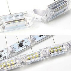 LED DRL žibintai + Dinaminis krypties indikatorius 12V kaina ir informacija | Automobilių žibintai | pigu.lt