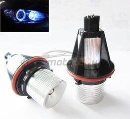 20 W LED lemputė BMW E39, E53, E65, E66, E60, E61, E63, E64, E87, X3 žiedams, 2 vnt kaina ir informacija | Automobilių lemputės | pigu.lt