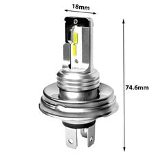 R2 LED P45T 9V-32V CANBUS pirn 7500lm 1tk цена и информация | Автомобильные лампочки | pigu.lt