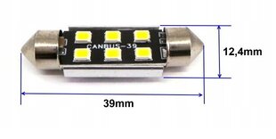 LED lemputė SV8.5 kaina ir informacija | Automobilių lemputės | pigu.lt