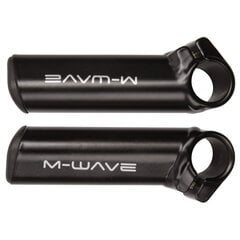 Рога велосипедные (пара), M-Wave, 100 мм цена и информация | Велосипедные ручки для руля | pigu.lt