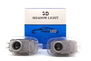 LED durų logotipo projektoriaus rinkinys MotoLEDy, 2 vnt. kaina ir informacija | Auto reikmenys | pigu.lt