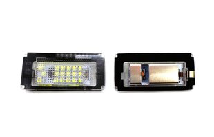 Mini LED valstybinio numerio žibintai 2x650lm, 2 vnt kaina ir informacija | Auto reikmenys | pigu.lt