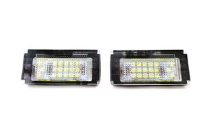 Mini LED valstybinio numerio žibintai 2x650lm, 2 vnt kaina ir informacija | Auto reikmenys | pigu.lt