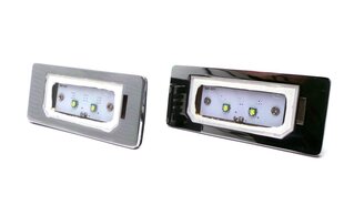 Audi VW Porsche valstybinio numerio ženklo LED lempos 2x400lm, 2 vnt цена и информация | Автопринадлежности | pigu.lt