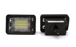 LED valstybinio numerio ženklo žibintas MotoLEDy, 2 vnt. kaina ir informacija | Auto reikmenys | pigu.lt