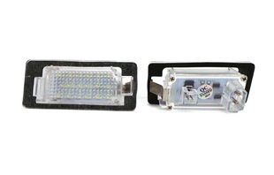 BMW 1, 3, 5, X1, X3, X5, X6, LED valstybinio numerio žibintai 2x650lm, 2 vnt цена и информация | Автомобильные лампочки | pigu.lt