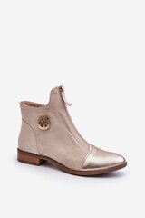 Auliniai batai moterims Jezzi Loratie 632614512, smėlio spalvos цена и информация | Женские ботинки | pigu.lt
