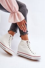 Laisvalakio batai moterims Cross Jeans NN2R4004 127028481, balti цена и информация | Спортивная обувь, кроссовки для женщин | pigu.lt