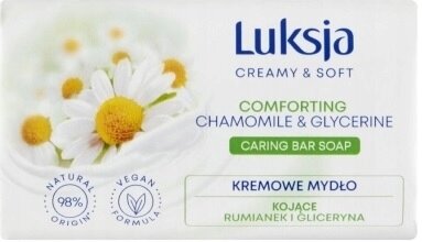 Luxja Minkštas muilas su ramunėlėmis 90 g цена и информация | Muilai | pigu.lt