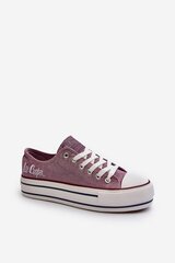 Sportiniai batai moterims Lee Cooper LCW-24-31-221 804438242, violetiniai цена и информация | Спортивная обувь, кроссовки для женщин | pigu.lt