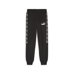 Детские спортивные брюки Puma Tape 679221*01 4099686877200, черные цена и информация | Штаны для мальчиков | pigu.lt