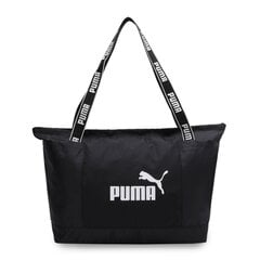 Женская сумка-шоппер Puma Core Base 090266*01 4099685700233, черная/белая цена и информация | Женские сумки | pigu.lt