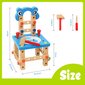 Konstravimo rinkinys Nukdey, mėlynas kaina ir informacija | Lavinamieji žaislai | pigu.lt