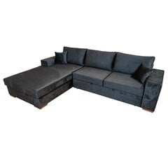 Sofa-lova Baltimore, juoda kaina ir informacija | Sofos | pigu.lt