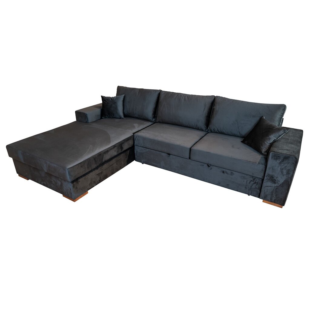 Sofa-lova Baltimore, juoda kaina ir informacija | Sofos | pigu.lt