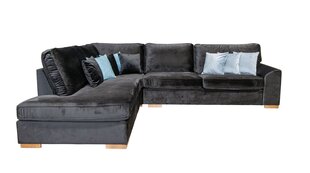 Sofa Florida, juoda цена и информация | Угловые диваны | pigu.lt
