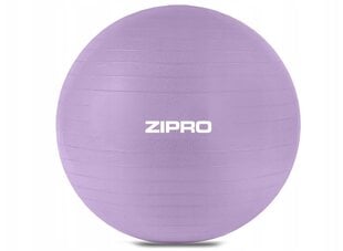 Гимнастический мяч Zipro Anti-Burst 75 см фиолетовый цена и информация | Гимнастические мячи | pigu.lt