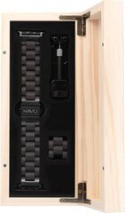 Havu Watch Band Ebony Wood kaina ir informacija | Išmaniųjų laikrodžių ir apyrankių priedai | pigu.lt