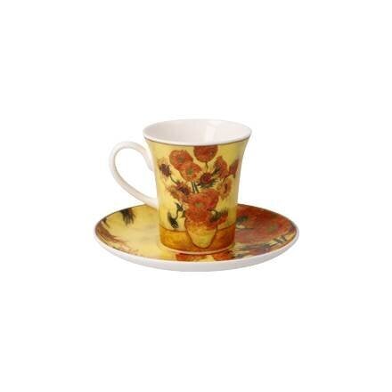 Kavos puodelis Vincentas Van Goghas - Saulėgrąžos, 1 vnt. цена и информация | Originalūs puodeliai | pigu.lt