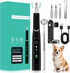 Šunų ir kačių dantų apnašų valymo prietaisas SenQ, belaidis, juodas kaina ir informacija | Priežiūros priemonės gyvūnams | pigu.lt