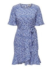 Only женское платье 15247954*03, синий/белый 5715512438788 цена и информация | Платья | pigu.lt