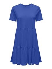Женское платье Only 15286934*01 5715506555095, электро-синее цена и информация | Платья | pigu.lt