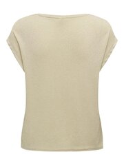 Only marškinėliai moterims 15310126*01, smėlio spalvos kaina ir informacija | Marškinėliai moterims | pigu.lt