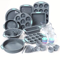 Набор силиконовых форм, 45 шт. цена и информация | Формы, посуда для выпечки | pigu.lt