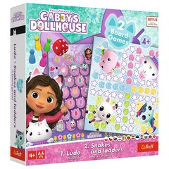 Gabby´s Dollhouse Stalo žaidimas 2 in 1 Trefl цена и информация | Настольные игры, головоломки | pigu.lt