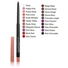 Lūpų pieštukas Maybelline Color Sensational, 60 Palest Pink, 1,2 g kaina ir informacija | Lūpų dažai, blizgiai, balzamai, vazelinai | pigu.lt