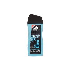 Dušo želė Adidas Ice Dive vyrams, 250 ml kaina ir informacija | Dušo želė, aliejai | pigu.lt