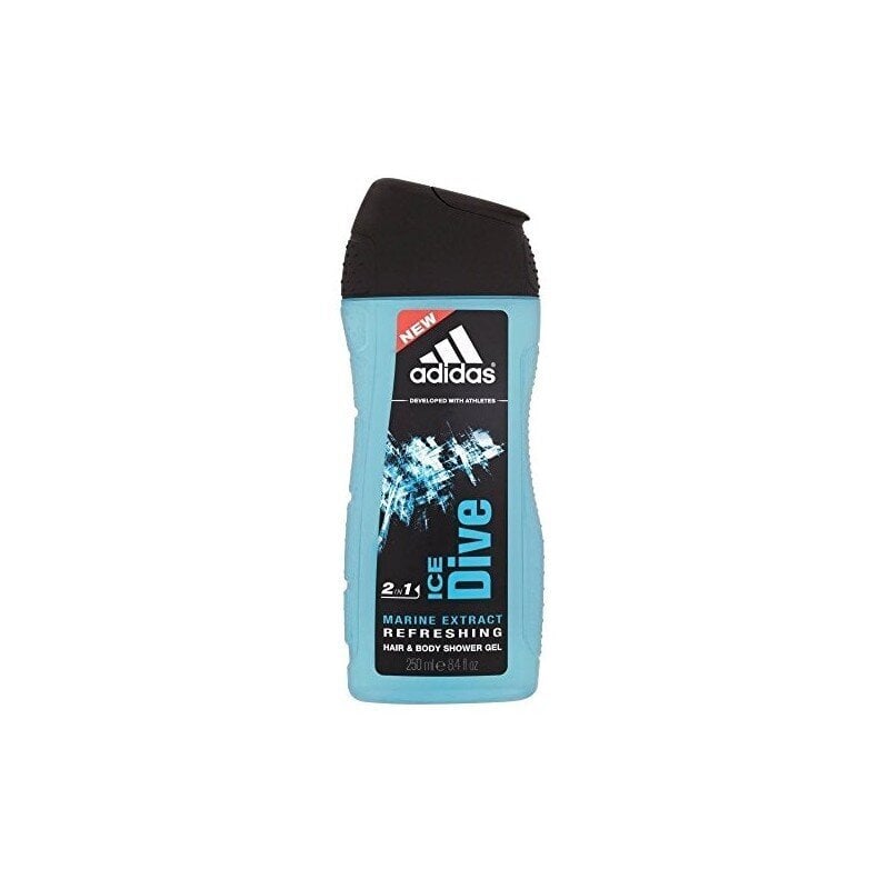 Dušo želė Adidas Ice Dive vyrams, 250 ml цена и информация | Dušo želė, aliejai | pigu.lt