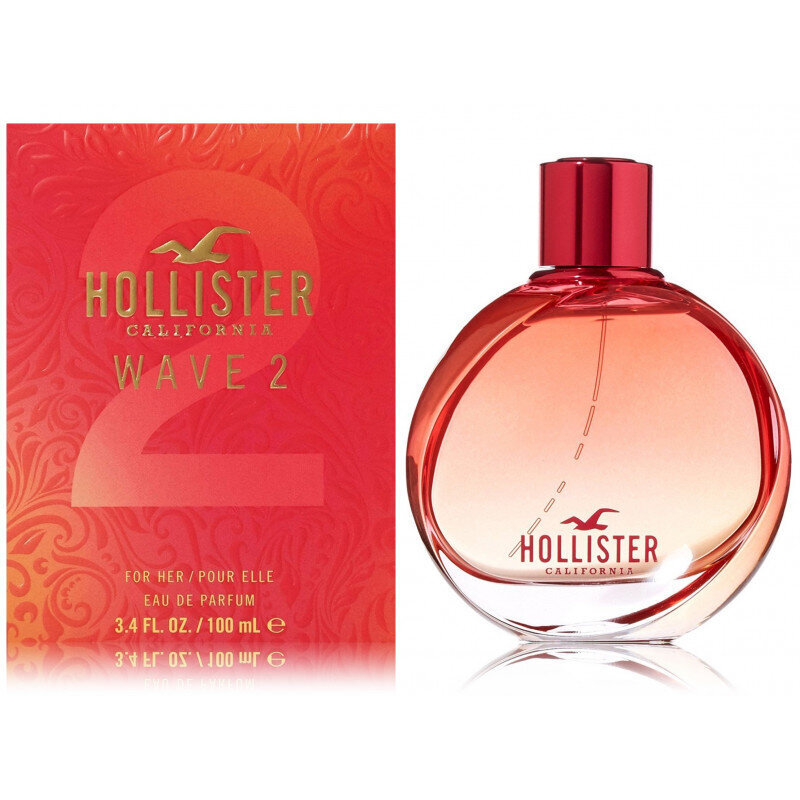 Kvapusis vanduo Hollister Wave 2 For Her EDP moterims, 100 ml цена и информация | Kvepalai moterims | pigu.lt