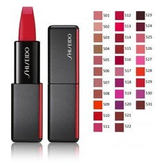 Matiniai lūpų dažai Shiseido Modern Matte Powder Lipstick, 509 Flame, 4 g kaina ir informacija | Lūpų dažai, blizgiai, balzamai, vazelinai | pigu.lt