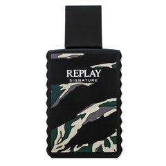 Tualetinis vanduo Replay Signature Reverse for Him EDT vyrams, 30 ml kaina ir informacija | Kvepalai vyrams | pigu.lt