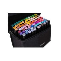 Dvipusiai markeriai - flomasteriai Sketch Maaleo, 80 vnt. kaina ir informacija | Piešimo, tapybos, lipdymo reikmenys | pigu.lt