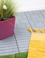 Deck Tile terasinės plytelės Natural Stone Platinum White цена и информация | Террасный пол | pigu.lt