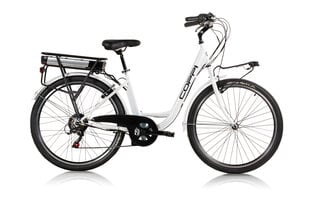 Elektrinis dviratis Rivera Holand Steel 26", baltas kaina ir informacija | Elektriniai dviračiai | pigu.lt