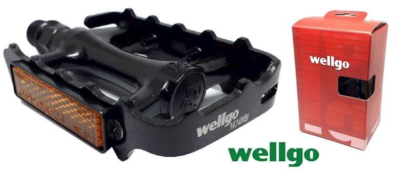 Dviračių pedalai WellGo цена и информация | Kitos dviračių dalys | pigu.lt