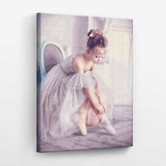 Tapyba pagal skaičius Jaunoji balerina Tapymas.lt 40x50 cm kaina ir informacija | Tapyba pagal skaičius | pigu.lt