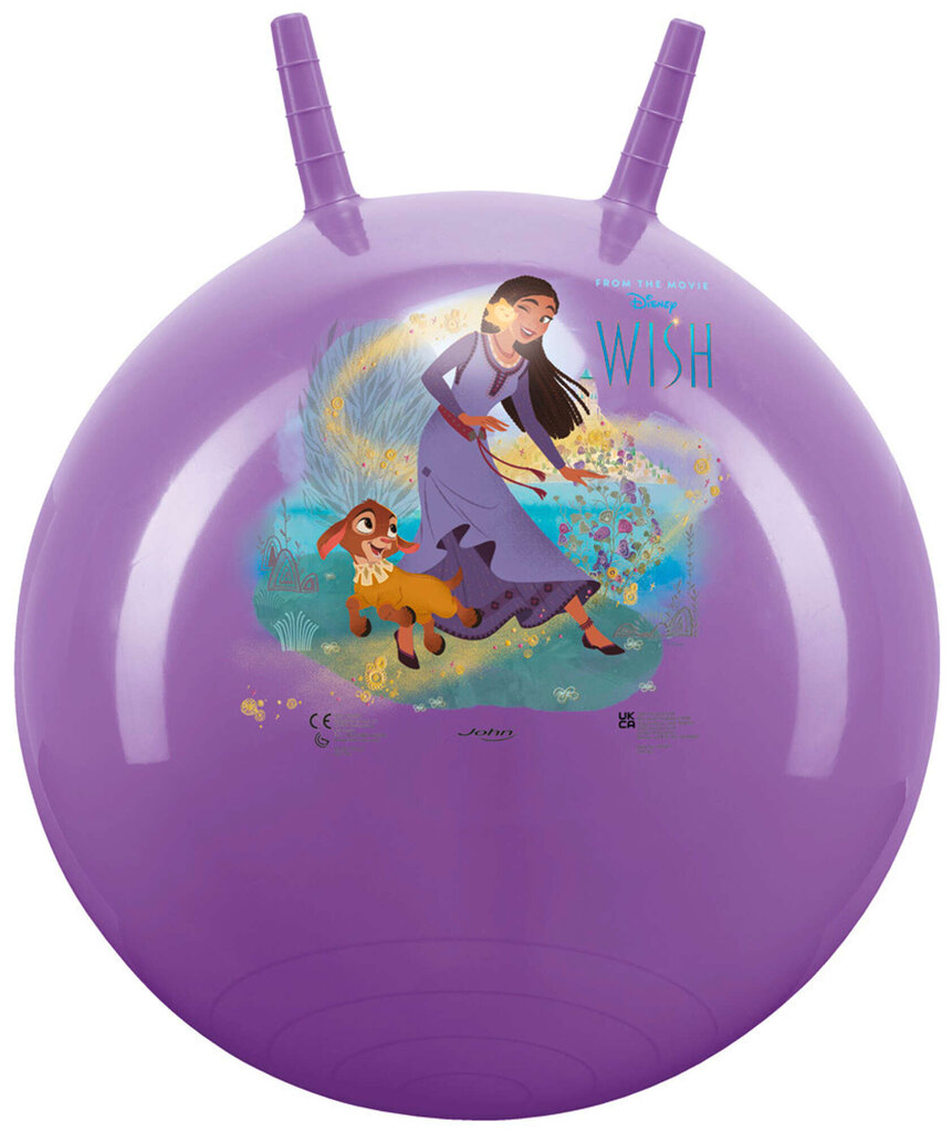 Šokinėjimo kamuolys Disney Wish, violetinis цена и информация | Vandens, smėlio ir paplūdimio žaislai | pigu.lt
