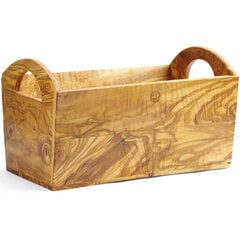 деревянный сосуд для подачи хлеба и столовых приборов цена и информация | Посуда для хранения еды | pigu.lt