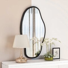 Veidrodis Kalune Design Couldy, juodas цена и информация | Зеркала | pigu.lt