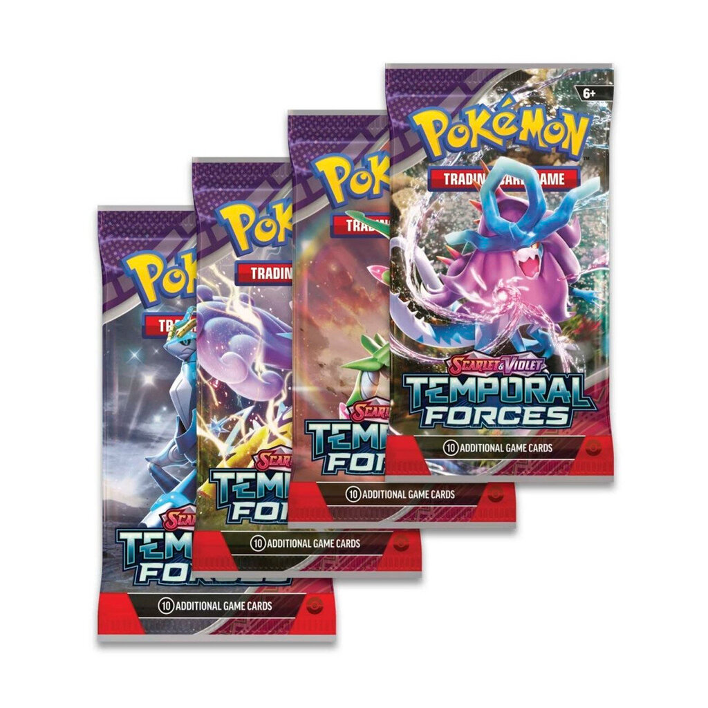 Pokémon TCG: SV05 Temporal Forces Booster Pack kaina ir informacija | Žaidėjų atributika | pigu.lt